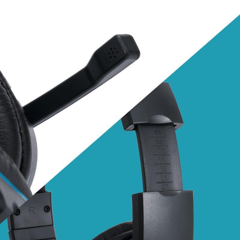 Professional 3.5mm Wired Gaming Headset with Deep Bass Mic