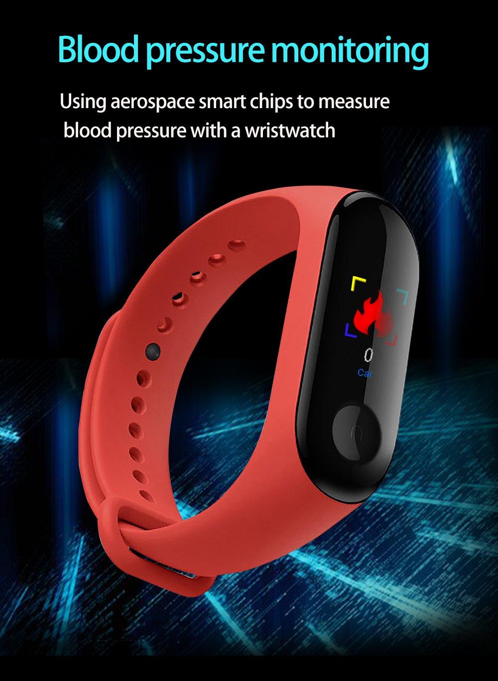 Professional Smart Sport Watch with Blood Pressure & Sleep Monitor