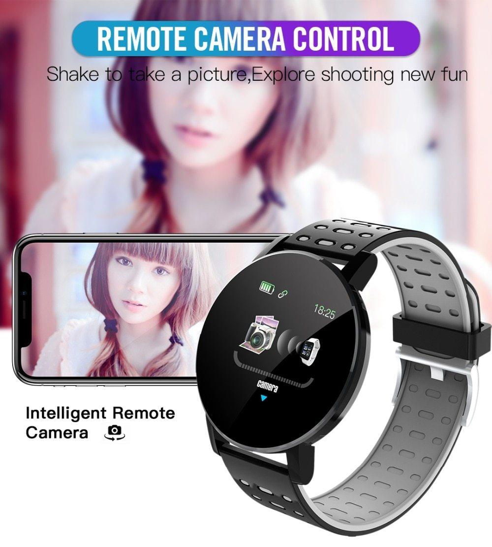 Bluetooth Smart Watch Fitness Tracker for iOS and Android