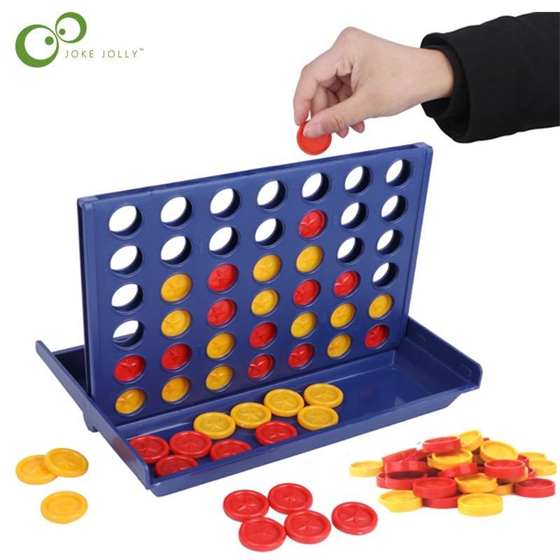 Foldable Connect 4 Strategy Board Game for Kids and Adults