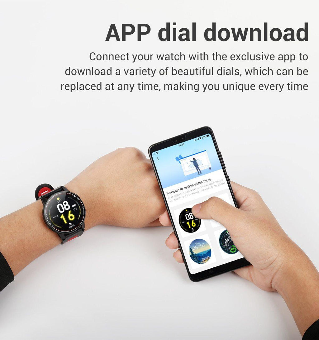 IP68 Waterproof Smartwatch Fitness Tracker for Android & iOS