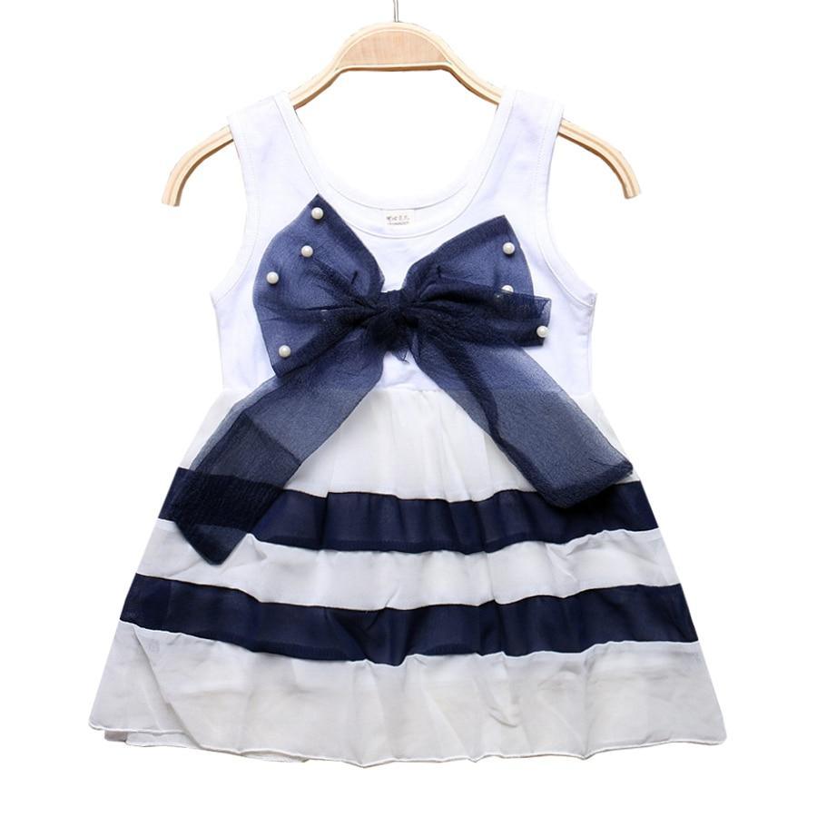 Baby Girl Sleeveless Purple Stripe Chiffon Tutu Sundress