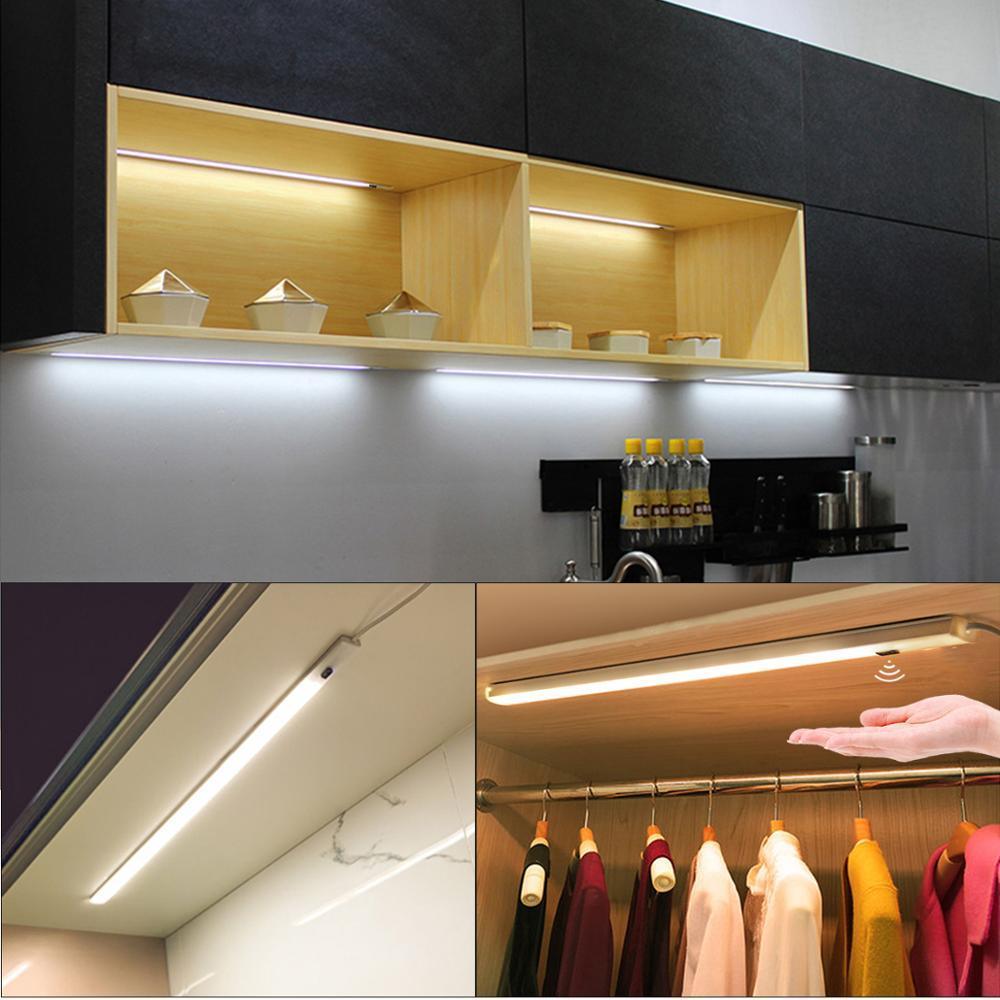 Modern Smart LED Under Cabinet Light with Hand Sweep Motion Sensor