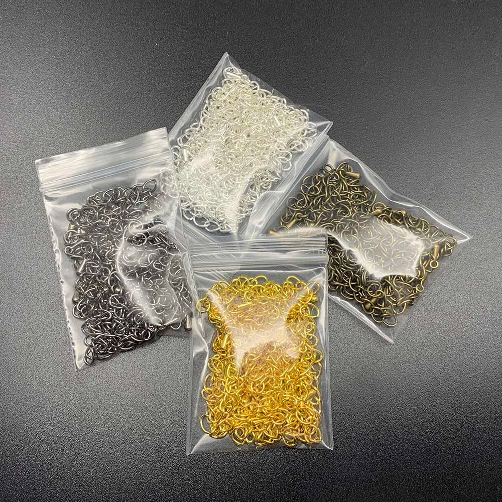 20pcs/lot 50-70mm Extended Extension Tail Chain Connectors Water Drop End Beads For DIY Jewelry Making Bracelet Necklace