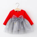 Baby Girls Modern Cat Design Princess Party Dress with Bag