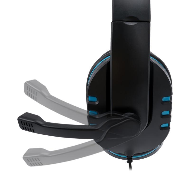 Professional 3.5mm Wired Gaming Headset with Deep Bass Mic