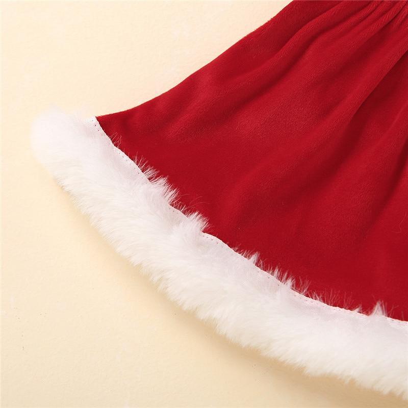 Baby Girls Red Christmas Romper with Ruffles and Sequins
