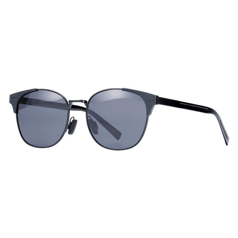 Minimalist Round Sunglasses with Aluminum Magnesium Frame