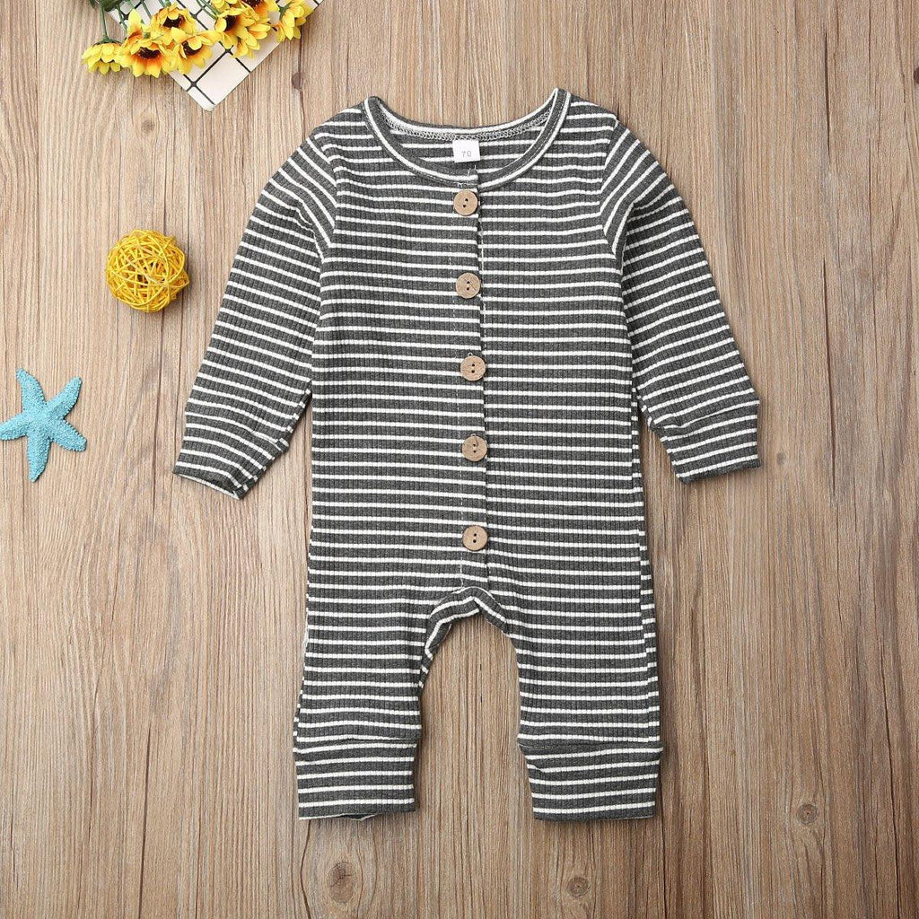 Baby Long Sleeve Ripped Romper Cute Playwear for Spring Autumn
