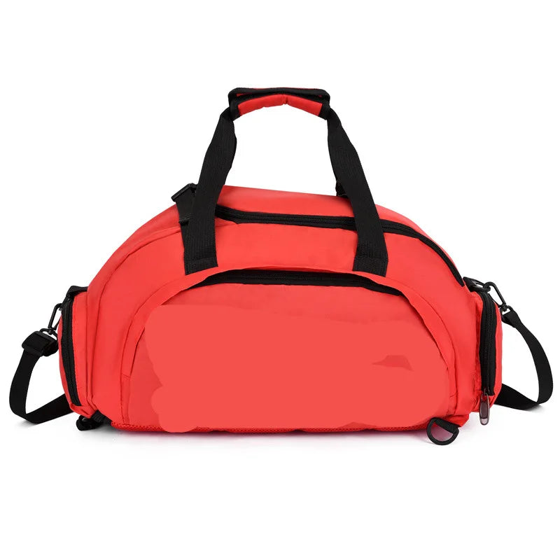 Multifunctional Waterproof Gym Duffel Bag – Large Travel Sports Backpack with Shoe Compartment