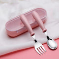 Modern Toddler Stainless Steel Utensil Set for Mealtime Fun