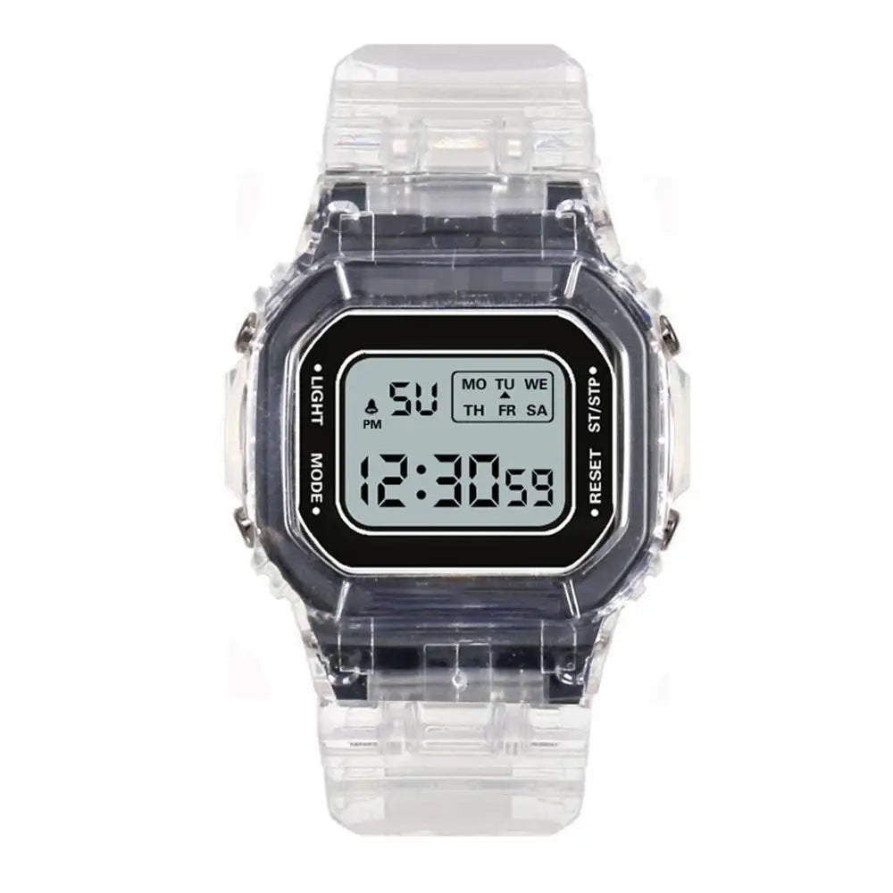 Luxury Women's Rose Gold Silicone Watches Women Fashion LED Digital Clock Casual Ladies Electronic Watch Reloj Mujer 2025