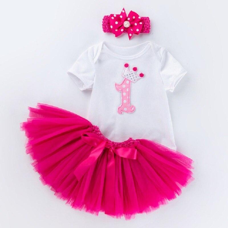 2-Year-Old Girls Birthday Party 3-Piece Cotton Outfit Set