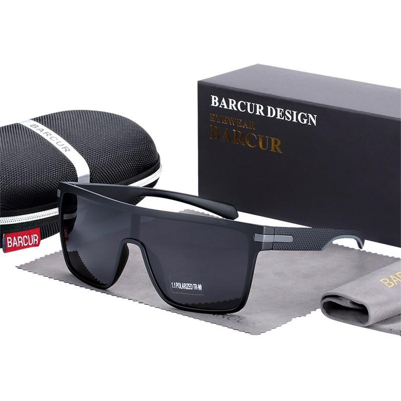 Oversized Polarized Square Sunglasses - Modern UV400 Driving