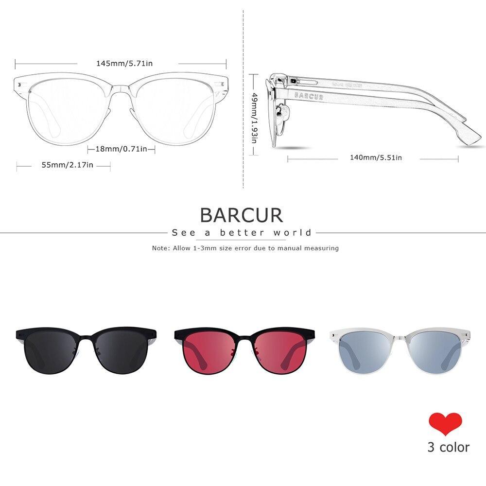 Retro Cat Eye Polarized Unisex Sunglasses with Stainless Steel