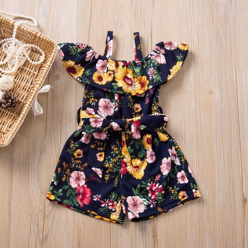Playful Floral Princess Dress for Girls, Birthday & Summer