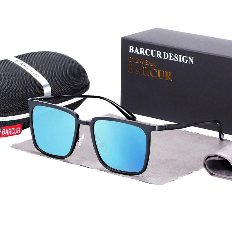 Minimalist Polarized Square Sunglasses with UV400 Protection