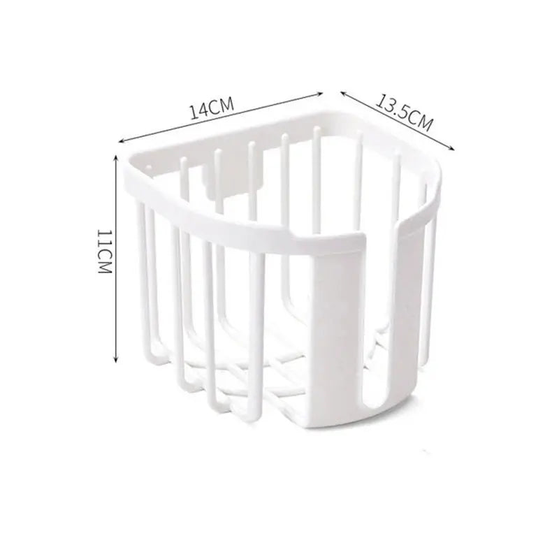 Punch-Free Toilet Paper Shelf