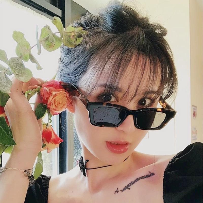 Classic vintage rectangle sunglasses with square frames and durable metal hinges
