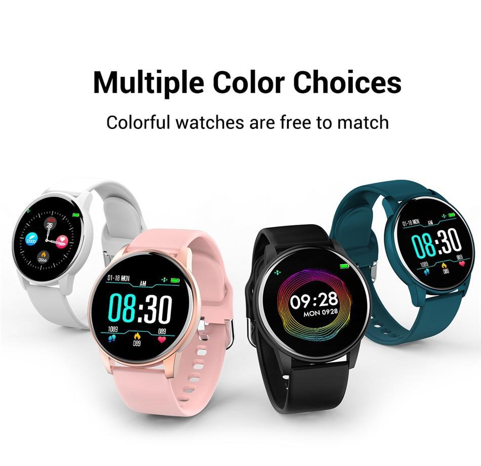 Unisex Smartwatch with 1.3-inch Display, Heart Rate & Fitness Tracker