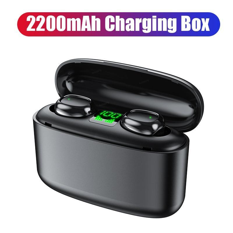 Waterproof Bluetooth 5.0 Sports Earbuds with 100H Battery Case