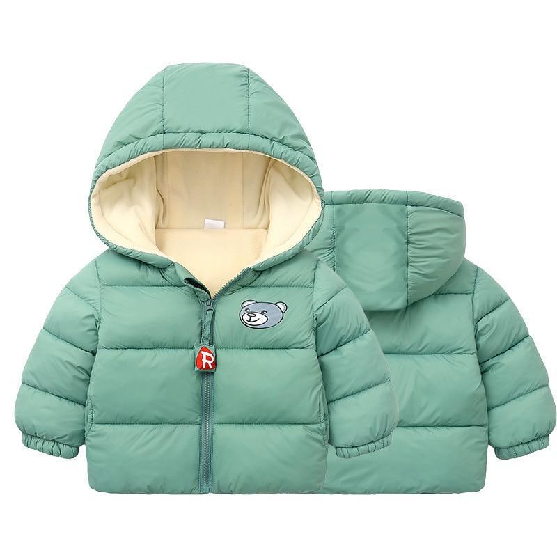 Infant Hooded Winter Jacket with Ear Details for Boys & Girls