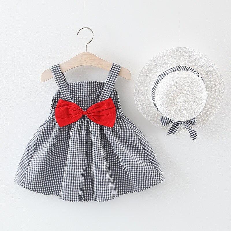 Floral Tutu Dress for Baby and Toddler Girls with Matching Hat