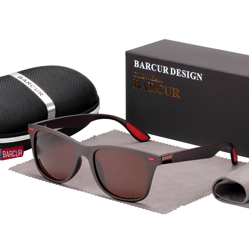 Vintage Square Polarized Sunglasses with UV400 Protection