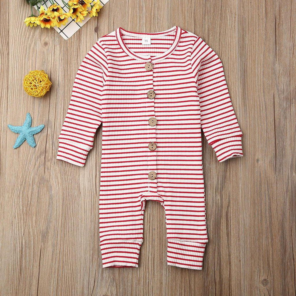 Baby Long Sleeve Ripped Romper Cute Playwear for Spring Autumn