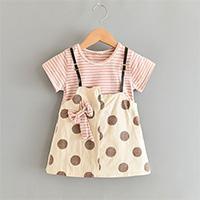 Floral Tutu Dress for Baby and Toddler Girls with Matching Hat