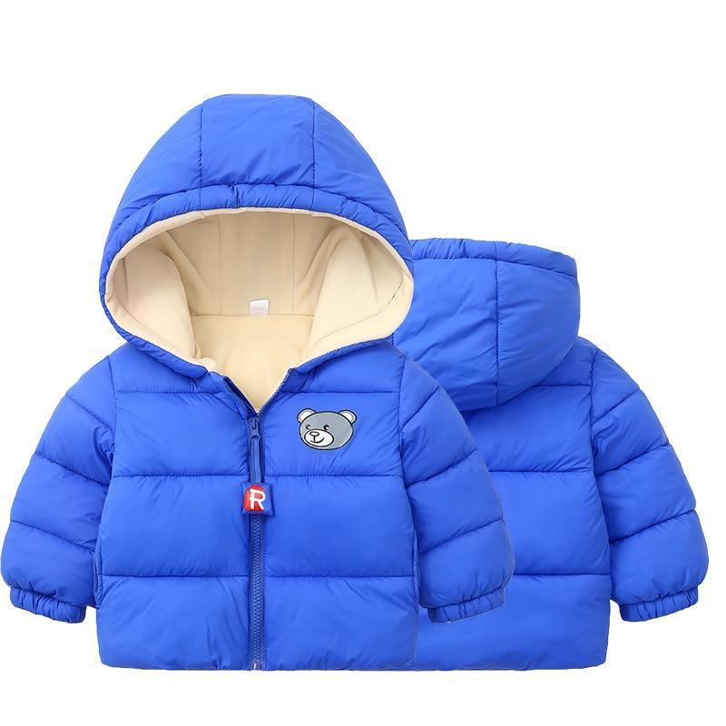 Infant Hooded Winter Jacket with Ear Details for Boys & Girls