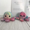 Reversible Flip Octopus Plush Toy – Soft Double-Sided Mood Plushie