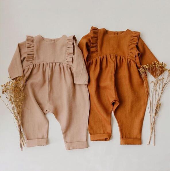 Modern Knitted Cotton Long Sleeve Baby Romper for Autumn