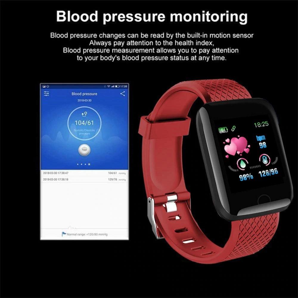 116 Plus Smart Fitness Tracker - Waterproof Sports Wristband