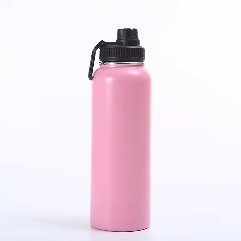 32oz Insulated Stainless Steel Water Bottle with Leak-Proof Lid