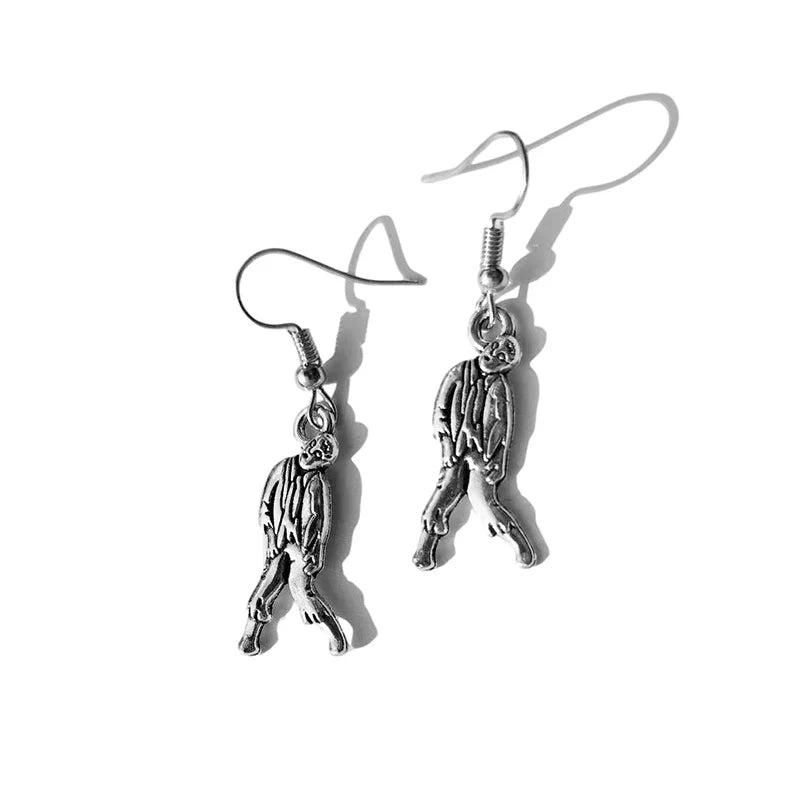 50 Style Earrings For Women Fashion Punk Drop Earrings Simple Cool Cute Jewelry Custom Handmade Girls  Snake Cross Animal