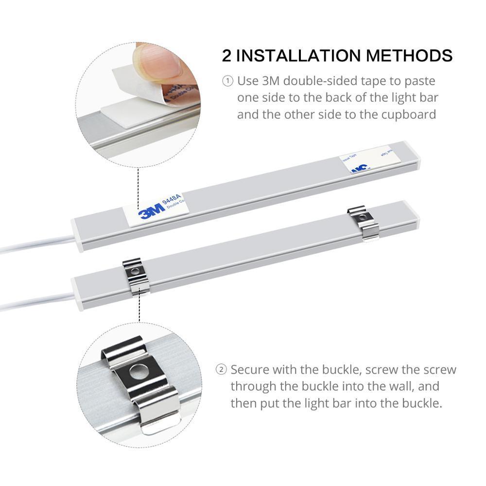 Modern Smart LED Under Cabinet Light with Hand Sweep Motion Sensor