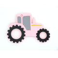 Car & Tractor Shaped Silicone Baby Teether - Pain Relief Toy