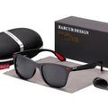 Polarized Square Sunglasses UV400 Minimalist Retro Goggles