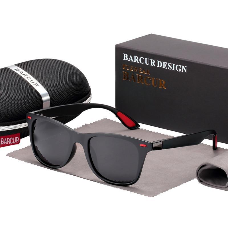 Polarized Square Sunglasses UV400 Minimalist Retro Goggles