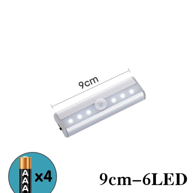 Wireless USB Rechargeable LED Motion Sensor Cabinet Night Light