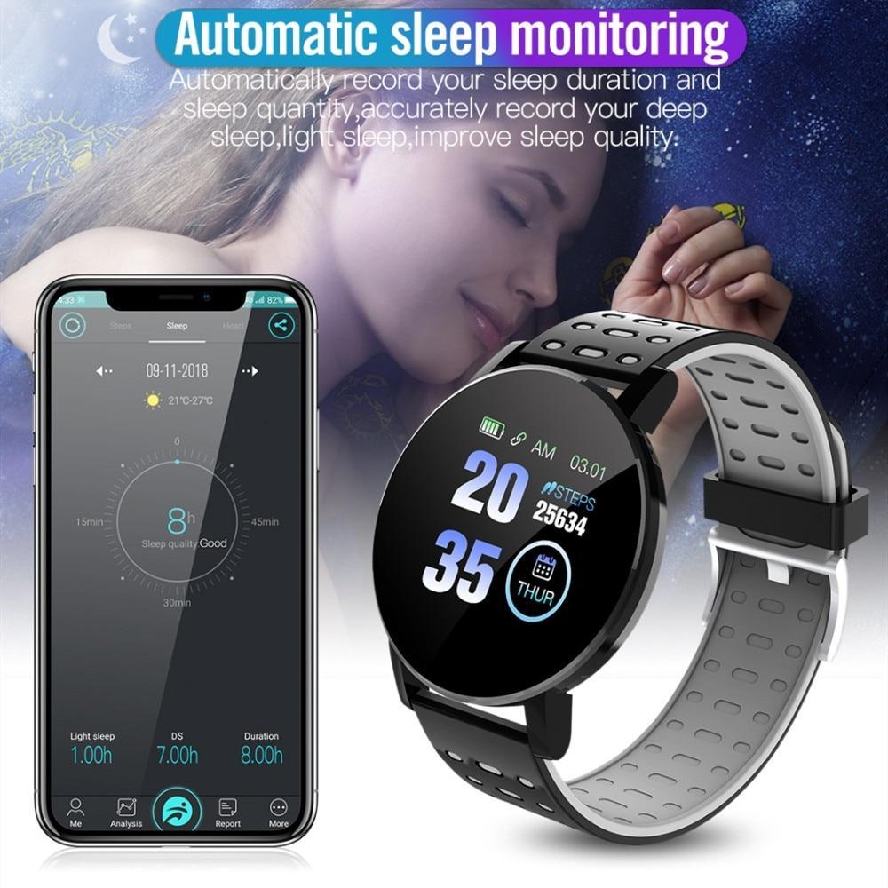 Bluetooth Smart Watch Fitness Tracker for iOS and Android