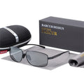 Men's Polarized Rectangle Driving Sunglasses Photochromic