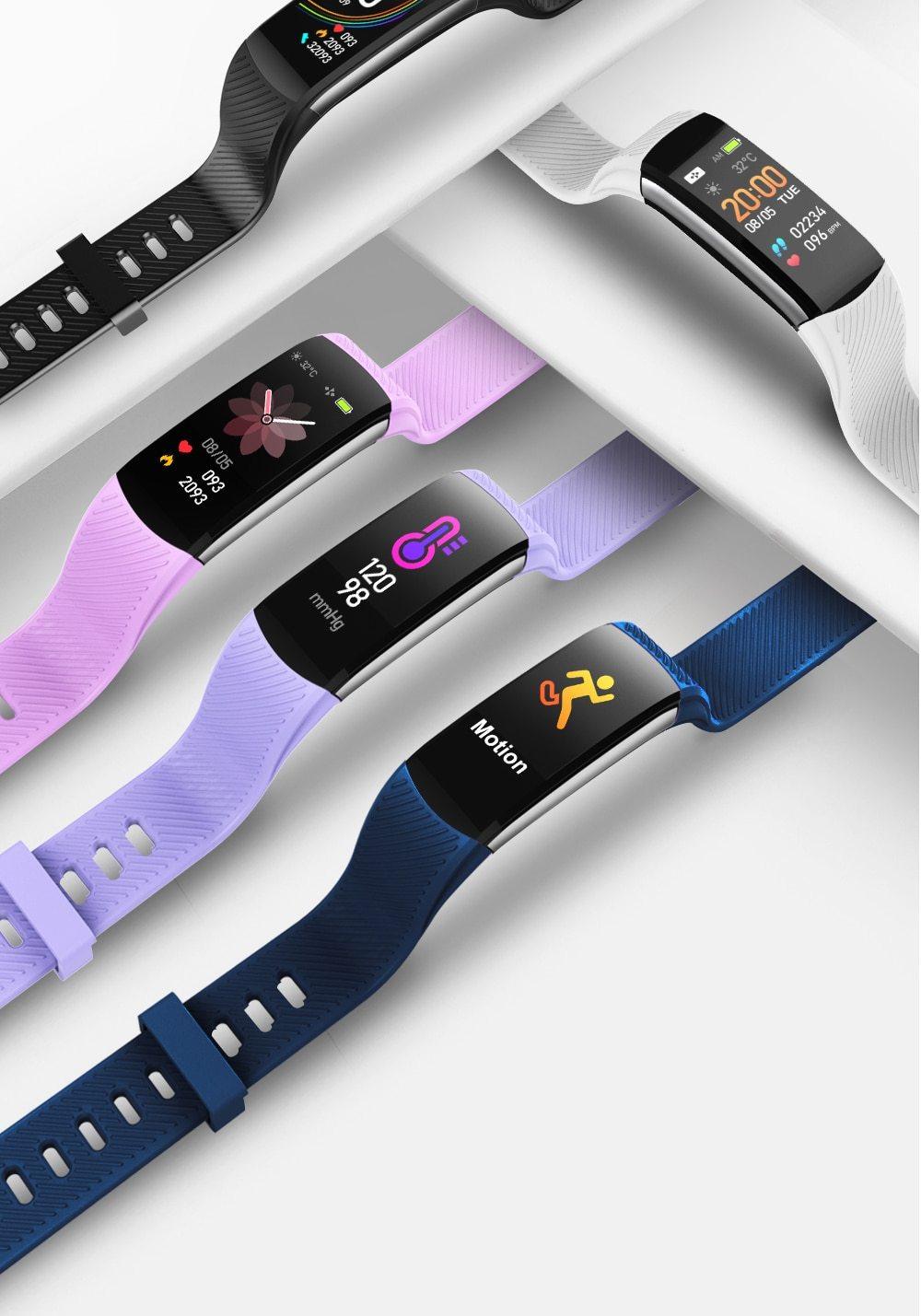 Unisex Fitness Smart Watch with Heart Rate & Sleep Monitoring