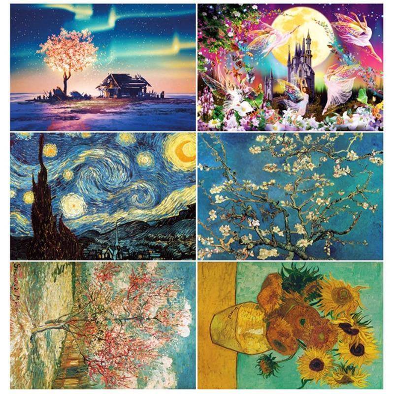 234-Piece Miniature Artistic Puzzle, Modern Abstract Decor Set