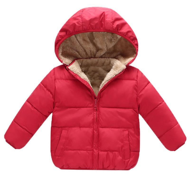 Classic Toddler Boys Windproof Padded Winter Jacket