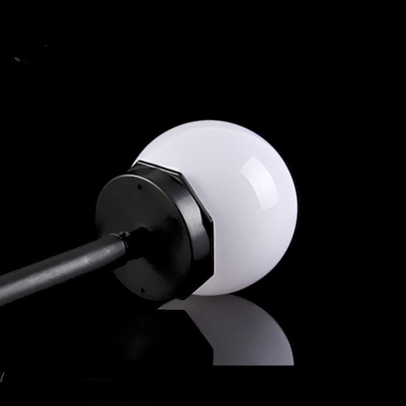 Modern Minimalist Moon Ball LED Solar Garden Pathway Lamp