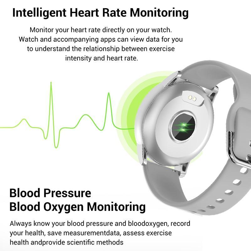 Unisex Smartwatch with 1.3-inch Display, Heart Rate & Fitness Tracker