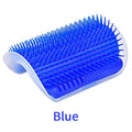 Wall Mounted Self Grooming Cat Massager and Hair Removal Brush