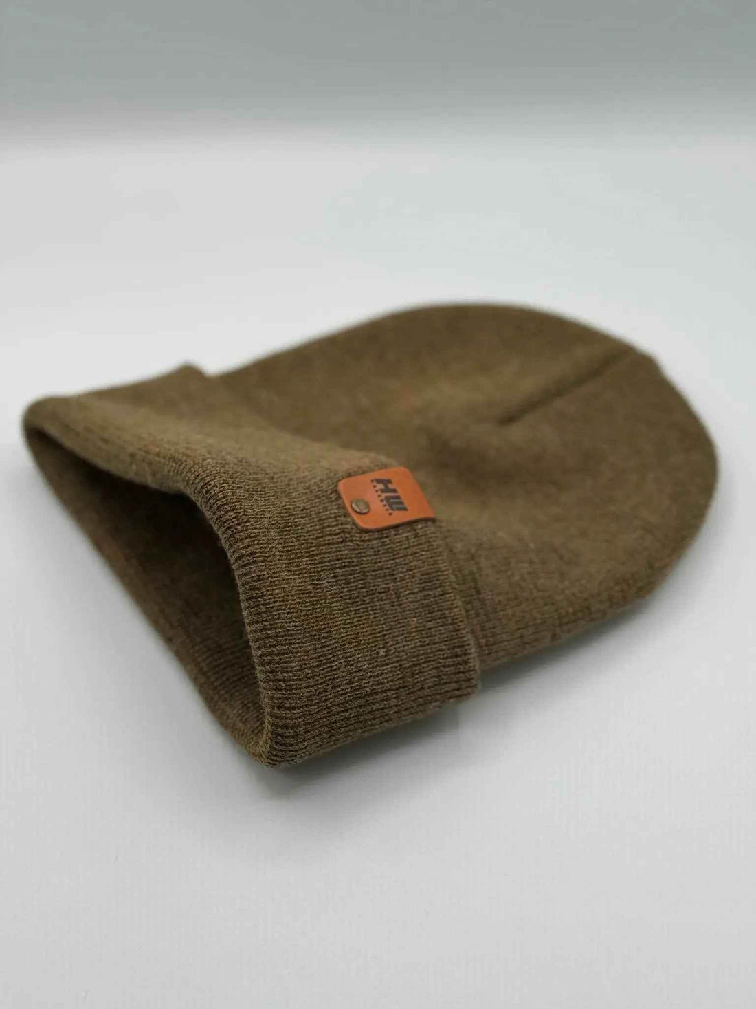 HAAKWEAR Traditional Classic Fusion Cuffed Beanie - Brown / Green, Made in USA